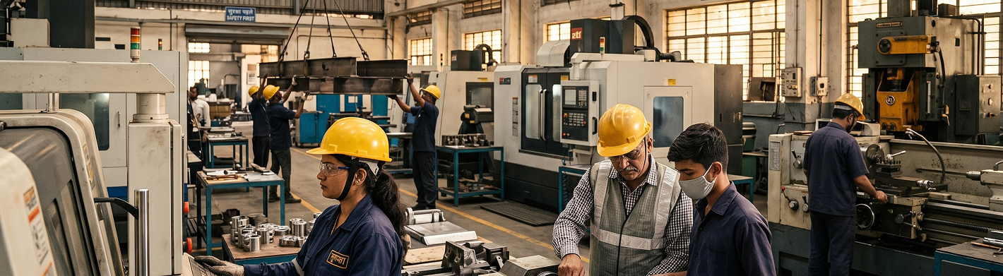 High-Precision Turned Parts Production Line